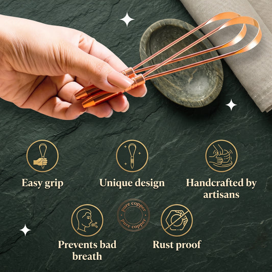 The Copper Tongue Cleaner - Set of 2
